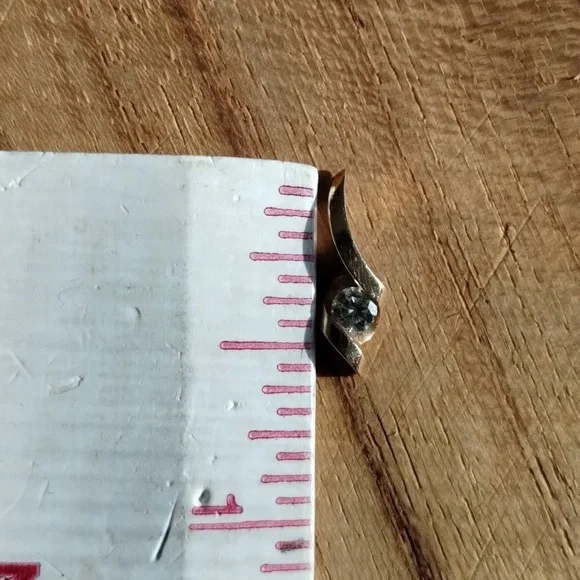 14k Natural Diamond Necklace - Picture 4 of 11